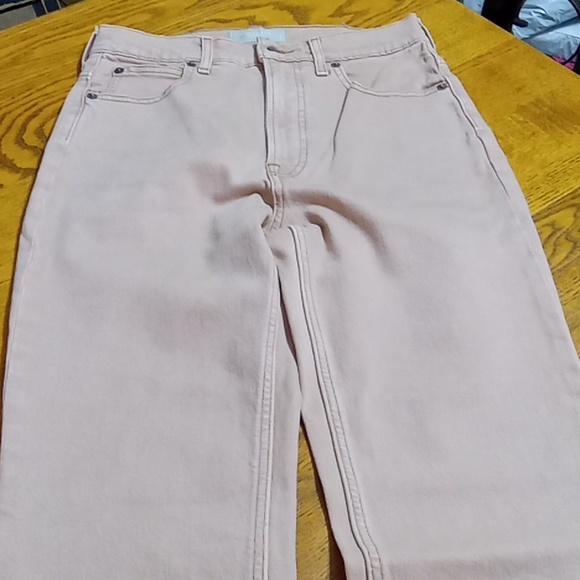 Everlane Pants - EVERLANE 25 SHORT Jeans Womens DENIM Pants New PINK PEACH WAY HIGH SLIM